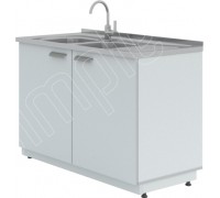 Мойка лабораторная ЛК-1200 СМС (1 раковина, 1 смеситель)