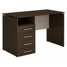 Стол прямой с четырьмя ящиками