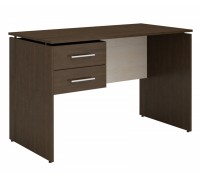 Стол прямой с двумя ящиками