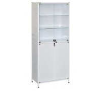 Шкаф металлический медицинский двустворчатый