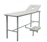 Кушетка массажная с отверстием в подголовнике и подставкой Э-004-МКП
